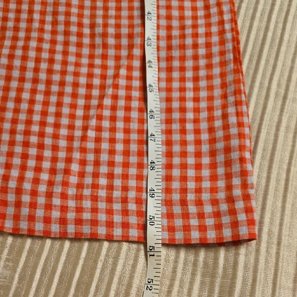 J. Crew Red and Gray Gingham Jumpsuit - Picture 11 of 16